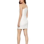 BCBG MaxAzria Eva White Asymmetrical Mini Dress 6 Photo 1