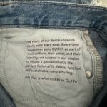 DL1961  Emilie Straight Ultra High Vintage Ankle Super Light Shredded Jeans 24 Photo 6