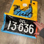 Trader Joe's Delaware State Reusable Grocery Tote Bag Orange Photo 2