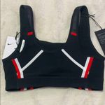 Nike Black With Red And White Sports Bra Photo 1