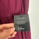Lulus Lulu’s Lost in the Moment Maxi Gown Burgundy Bridesmaid Dress Size Small NWT Photo 12
