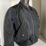 Better Be Women's Black Bomber Jacket Size M Full Zip with Pockets Photo 0