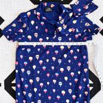 Moon Collection The Hot Air Balloon Tie Neck Mini Shift Dress Small Photo 4