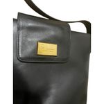 Vintage Fred Hayman Beverly Hills Black Leather Shoulder Bag 80s 90s Y2K Photo 2