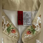 Look East Linen Blend Long Sleeve Shacket… Shirt Jacket. Size Medium Photo 3