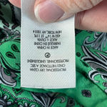 Alice + Olivia  Women's Willa Mandala Blouse Boho Romance Jade Print Size XL Photo 13