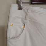 G by Guess Guess L Dress White Flare Pants Gold Hardware Photo 10
