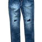 CAbi Patchwork Slim Boyfriend Jeans in Engineer Blue 4 Photo 0