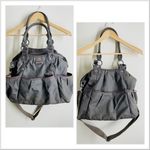 Storksak Olivia Nylon Diaper Bag Grey Gray Photo 1