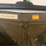 Pilcro and the Letterpress  Womens Superscript Pants Green Mid Rise Ankle Zip 28” Photo 3