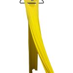 Be Jealous Scoop Neck Sleeveless Womens Yellow Maxi Beach Dress Small Side Slits Photo 5