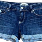 Paige Amari Denim Cuffed Hem 3" Shorts Size 27 #1226645 Dark Wash Photo 1