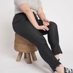 Universal Standard  NWT Meuse Black High Rise Resin 30” Jeans Sz 4 Photo 1