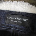 Banana Republic  Premium Denim High-Rise Straight Leg Frayed Hem Cutoff Jeans Photo 10