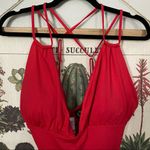 NWT Sunn Lab Swim Red Strappy Back One Photo 5