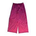 Tenickab The Drop Wide Leg Satin Pants Magenta Pink Medium High Waist Palazzo Photo 5