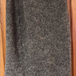 Ralph Lauren‎ Vintage Blue Label Houndstooth Wool Long Pencil Skirt w/ Belt Sz 2 Gray Photo 0