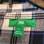 dip Brand Flannel Shirt Men's L Blue Plain Size L Photo 2