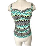 La Blanca Hike Hawaii Sahara chevron tankini top Photo 1