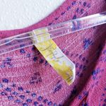 Free People  Look Through Pink Fruit Punch Combo Crinkle Bohemian Top Photo 8