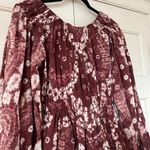 Ulla Johnson  Martine Dress Syrah Shibori Tie Dye Wine Red Maroon Burgundy Size 0 Photo 11