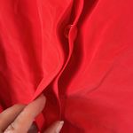 Equipment  red silk melinelle button front blouse NWT Photo 4