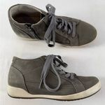 Dansko Onyx Mid Top Milled Nubuck Leather Sneaker in Slate Size 8 or 38 Photo 1