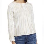 Wallflowers juniors sz medium french terry tie dye pullover crewneck dolman slvs White Photo 1