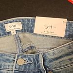 NYDJ 💕💕 High Rise Slim Bootcut Frayed Ankle Jeans ~ Riverfront Blue 8 NWT Photo 11
