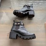 Steve Madden Black Amulet Ankle Boot Sz 9 Photo 4