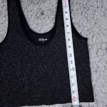 BKE Metallic Brami Crop Top Tank Size Medium/Large Bkessentials Stretch Ribbed Photo 5