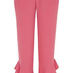 River Island NWT  Pink Frill Hem Pants Photo 0