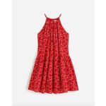 Madewell  Drop Waist Mini Dress Polka Dot Trapeze Relaxed Festival Red XXL NWT Photo 5