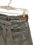 American Eagle  Stretch Denim Cuffed Mom Jean Shorts Blue Casual Summer Size 4 Photo 3