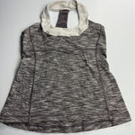 Lululemon Cool‎ Racerback Tank Top Size 10 Gray White Heathered Athletic Photo 0
