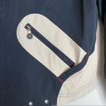 Jamie Sadock jacket women's small black cream colorblock full zip golf Photo 4