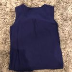 Blue Rain Navy Embroidered Sleeveless Top Photo 2