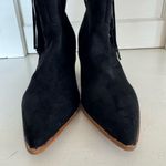 Coconuts by Matisse  black fringe pointed toe ankle boots size 10 Photo 3