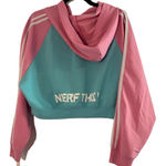 Little For Big Women’s Pink and Blue 'Game Over' Hoodie Photo 1