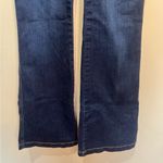 Spanx Womens Flare Denim Jeans Blue Stretchy Comfortable Size M Photo 2