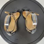 Marc by Marc Jacobs Logo Disc Womens Sandals Size 9 Black Cork Leather Wedge Photo 2