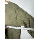 Commense Lightweight Quilted Button Front Jacket S NWT Green Photo 7