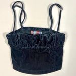 Urban Outfitters  Eden blue ruched corduroy top Photo 1