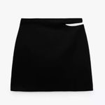 ZARA Cut Out Mini Skirt Photo 2