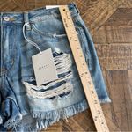 KanCan Distressed MidRise Denim Cut Off Shorts KC8377M Size 11/29 NWT Blue Photo 8