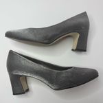 Naturalizer Silver Kitten Heels Size 7.5W Photo 5