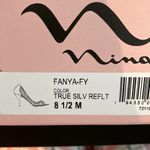 Silver open toe shoes. Size 8.5 Photo 9