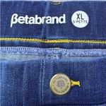 Betabrand Womens XL Petite Yoga Denim Jeans Medium Wash Straight Leg Photo 3