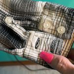 Forever 21 brand Black and White Flannel Shirt Photo 2