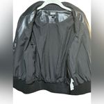 DKNY  Faux Leather 3/4 Sleeve Bomber Jacket size S 18” p2p Black $150 Retail NWOT Photo 8